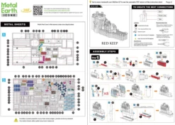 Metal Earth Red Keep - GOT - Iconx 3D Puzzel -Puzzelwinkel metal earth red keep got iconx 3d puzzel 6