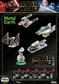 Metal Earth Star Wars - First Order Treadspeeder - 3D Puzzel -Puzzelwinkel metal earth star wars first order treadspeeder 3d 6
