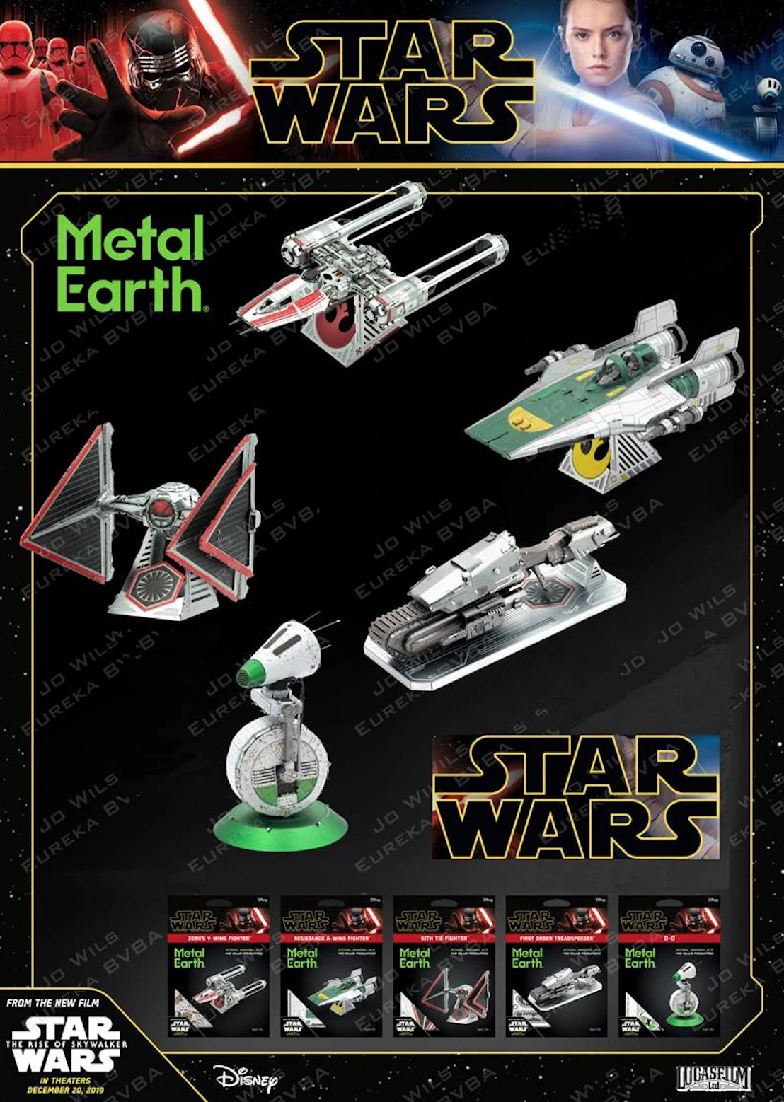 Metal Earth Star Wars - Sith Tie Fighter - 3D Puzzel 9 Metal Earth Star Wars - Sith Tie Fighter - 3D Puzzel - Afbeelding 7