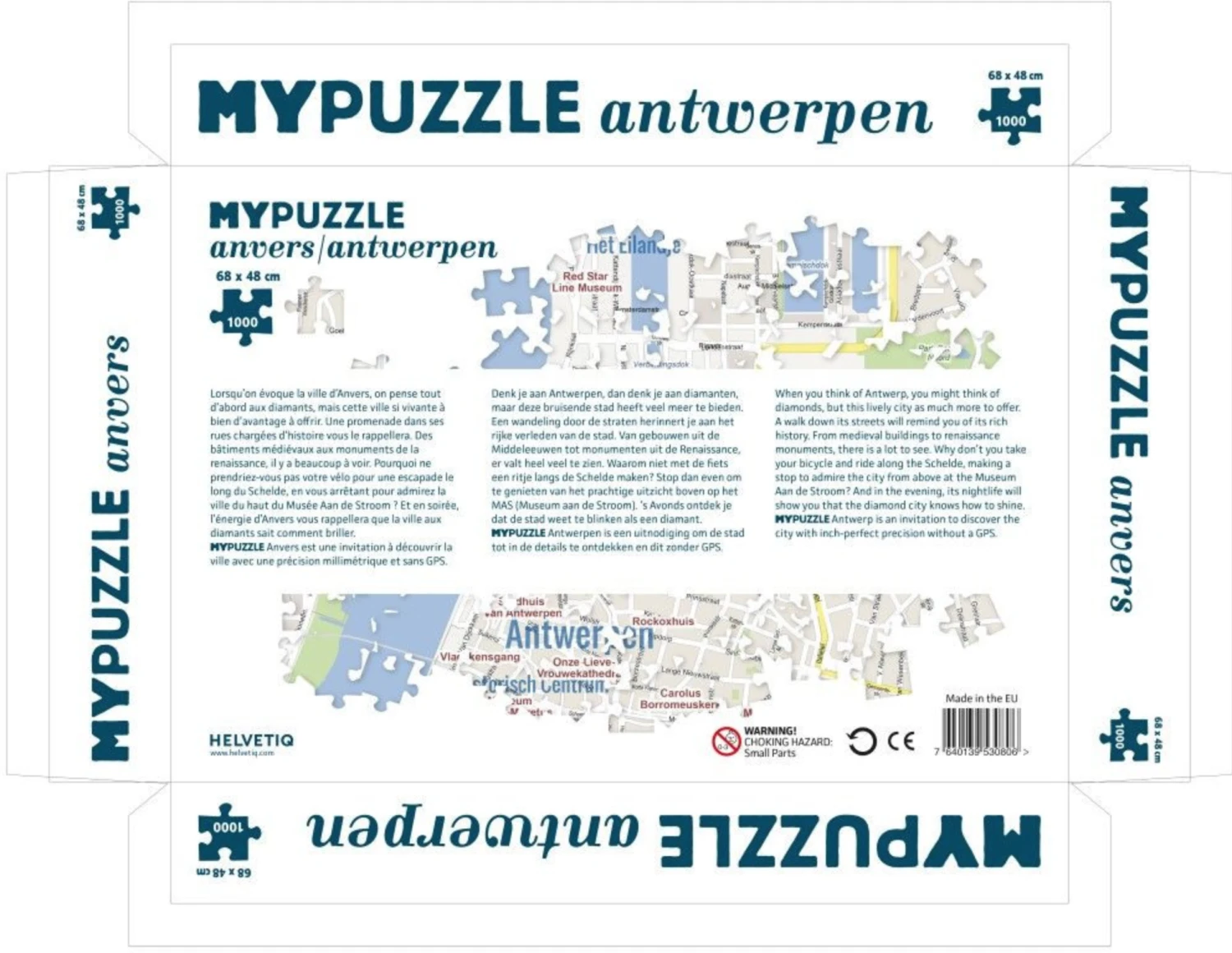 MyPuzzle Antwerpen - Puzzel Van 1000 Stukjes 4 MyPuzzle Antwerpen - Puzzel Van 1000 Stukjes - Afbeelding 2