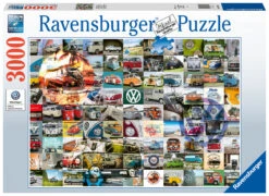 Ravensburger 99 VW Bulli Moments - Puzzel Van 3000 Stukjes -Puzzelwinkel ravensburger 99 vw bulli moments puzzel van 3000 s 1
