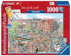 Ravensburger Amsterdam - Fleroux - Puzzel Van 1000 Stukjes -Puzzelwinkel ravensburger amsterdam fleroux puzzel van 1000 stu 1