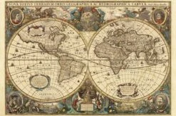 Ravensburger Antieke Wereldkaart - 5000 Stukjes