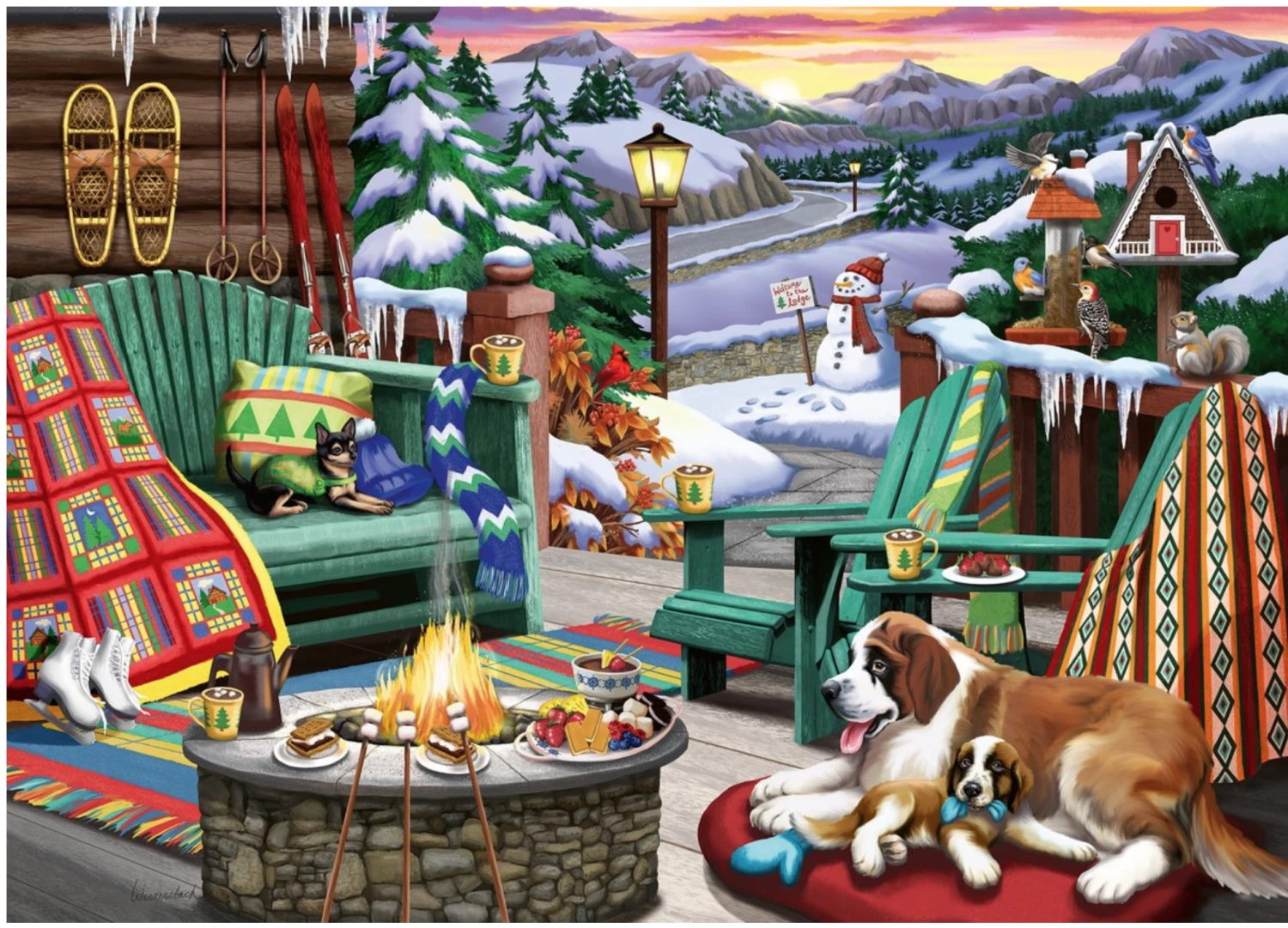 Ravensburger Après Ski - 500 XL Stukjes 4 Ravensburger Après Ski - 500 XL Stukjes - Afbeelding 2