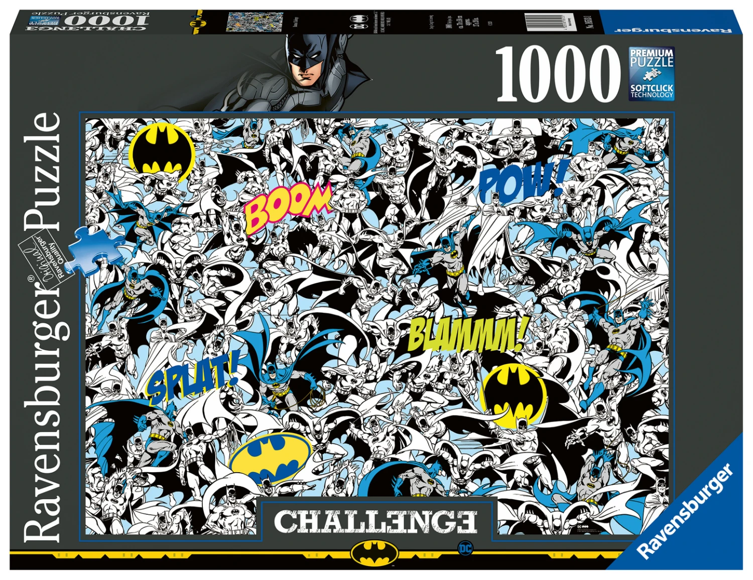 Ravensburger Batman - Challenge - Puzzel Van 1000 Stukjes 4 Ravensburger Batman - Challenge - Puzzel Van 1000 Stukjes - Afbeelding 2
