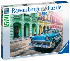 Ravensburger Cuba Cars - Puzzel Van 1500 Stukjes -Puzzelwinkel ravensburger cuba cars puzzel van 1500 stukjes 2