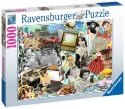 Ravensburger De Jaren 50 - Puzzel Van 1000 Stukjes -Puzzelwinkel ravensburger de jaren 50 puzzel van 1000 stukjes 2