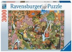 Ravensburger Eeuwige Tuin Van De Zon - Puzzel Van 3000 Stukjes