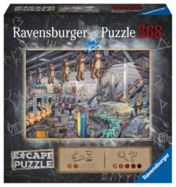 Ravensburger Escape Puzzel: De Speelgoedfabriek - 368 Stukjes