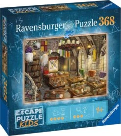 Ravensburger Escape Puzzel Kids: De Tovenaarsschool - 368 Stukjes -Puzzelwinkel ravensburger escape puzzel kids de tovenaarsschool 2