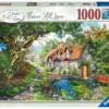 Ravensburger Flower Hill Lane - Puzzel Van 1000 Stukjes -Puzzelwinkel ravensburger flower hill lane puzzel van 1000 stuk