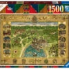 Ravensburger Harry Potter - Hogwarts Map - Puzzel Van 1500 Stukjes -Puzzelwinkel ravensburger harry potter hogwarts map puzzel van