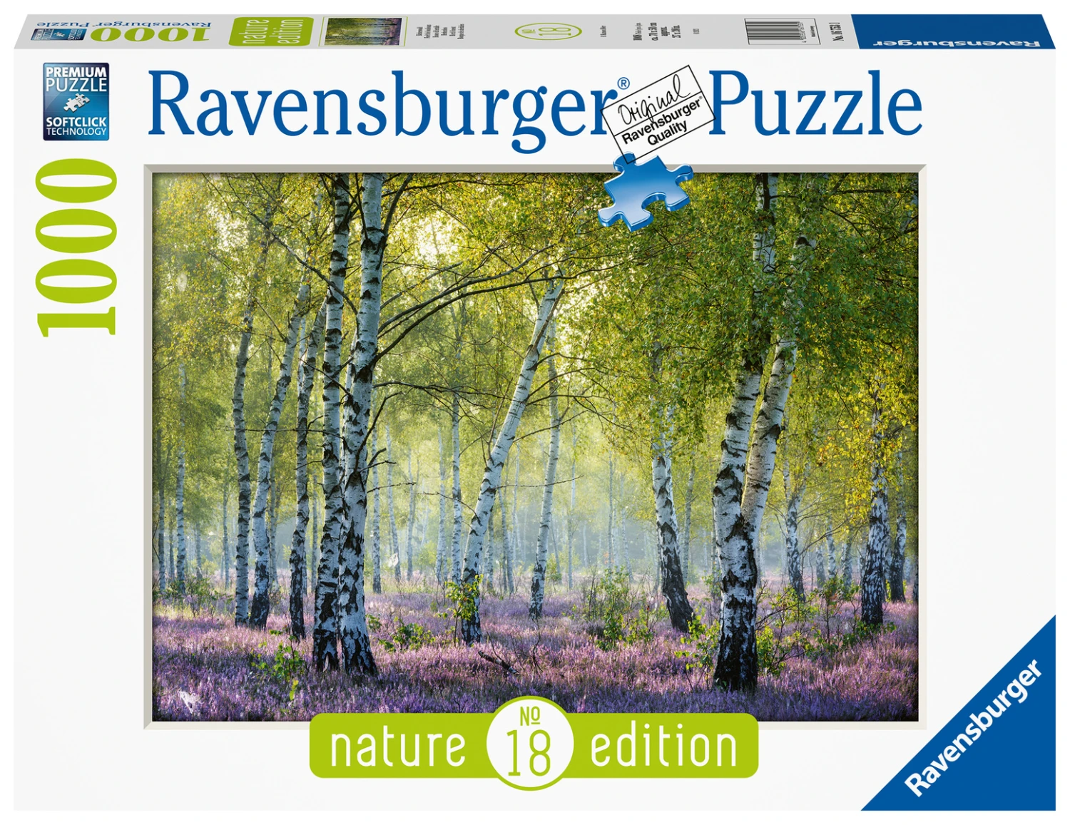 Ravensburger Het Berkenbos - Puzzel Van 1000 Stukjes 4 Ravensburger Het Berkenbos - Puzzel Van 1000 Stukjes - Afbeelding 2