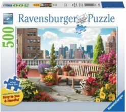 Ravensburger Het Dakterras - Puzzel Van 500 XXL Stukjes - Exclusiviteit -Puzzelwinkel ravensburger het dakterras puzzel van 500 xxl stuk 1