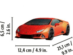 Ravensburger Lamborghini Huracan Evo - 108 Stukjes -Puzzelwinkel ravensburger lamborghini huracan evo 108 stukjes 2