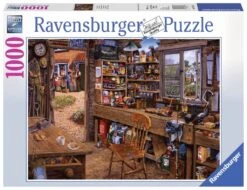 Ravensburger Opa's Schuurtje - Puzzel Van 1000 Stukjes -Puzzelwinkel ravensburger opas schuurtje puzzel van 1000 stukje 1