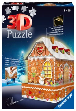Ravensburger Peperkoekenhuisje - 3D Puzzel - 216 Stukjes