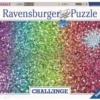 Ravensburger Rainbow Glitter - Challenge - Puzzel Van 1000 Stukjes -Puzzelwinkel ravensburger rainbow glitter challenge puzzel van