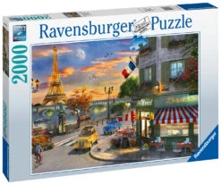 Ravensburger Romantische Avond In Parijs - Puzzel Van 2000 Stukjes