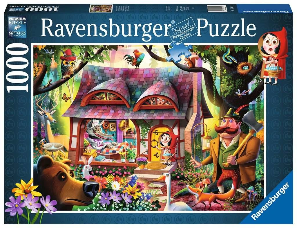 Ravensburger Roodkapje En De Wolf - Puzzel Van 1000 Stukjes 3 Ravensburger Roodkapje En De Wolf - Puzzel Van 1000 Stukjes