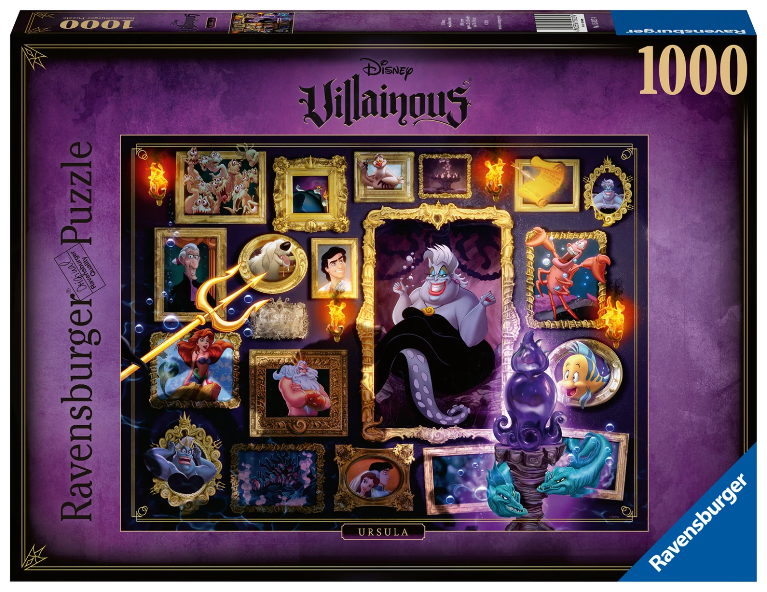 Ravensburger Villainous Ursula - Puzzel Van 1000 Stukjes 3 Ravensburger Villainous Ursula - Puzzel Van 1000 Stukjes