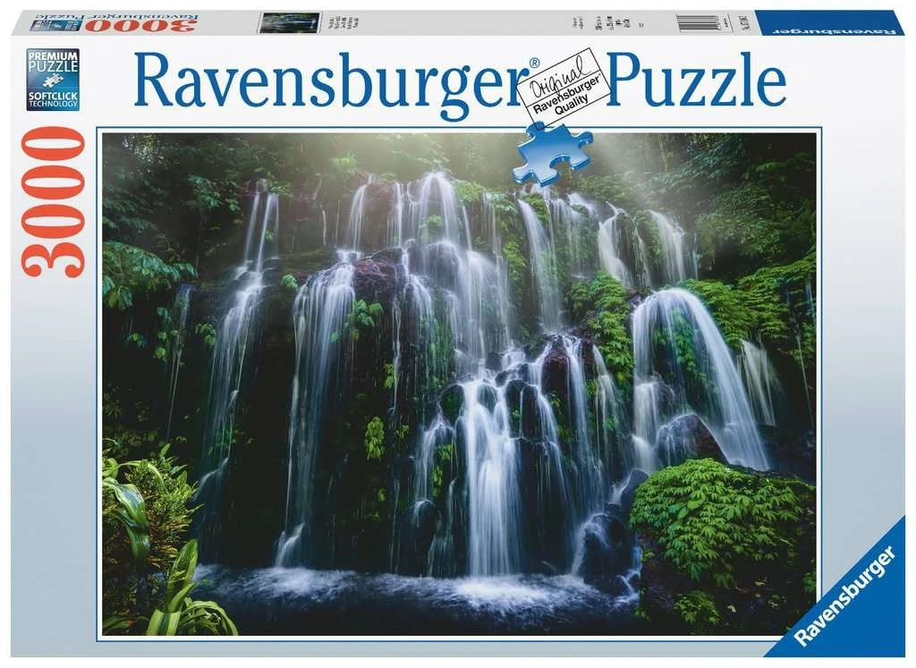 Ravensburger Waterval Op Bali - Puzzel Van 3000 Stukjes 3 Ravensburger Waterval Op Bali - Puzzel Van 3000 Stukjes