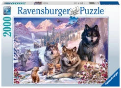 Ravensburger Wolven In De Sneeuw - Puzzel Van 2000 Stukjes -Puzzelwinkel ravensburger wolven in de sneeuw puzzel van 2000 s 1