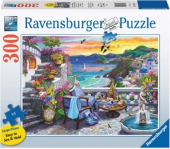 Ravensburger Zonsondergang In Santorini - 300 XXL Stukjes