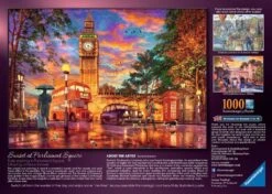 Ravensburger Zonsondergang Op Parliament Square, Londen - Puzzel 1000 Stukjes -Puzzelwinkel ravensburger zonsondergang op parliament square lo 2
