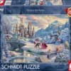 Schmidt Beauty And The Beast Winter - Thomas Kinkade - Puzzel Van 1000 Stukjes -Puzzelwinkel schmidt beauty and the beast winter thomas kinkade