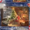 Schmidt De Kerstman Is Er - Thomas Kinkade - Puzzel Van 1000 Stukjes -Puzzelwinkel schmidt de kerstman is er thomas kinkade puzzel va