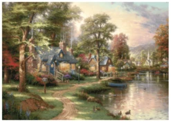 Schmidt Hometown Lake - 1500 Stukjes -Puzzelwinkel schmidt hometown lake 1500 stukjes 1