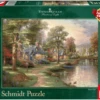 Schmidt Hometown Lake - 1500 Stukjes -Puzzelwinkel schmidt hometown lake 1500 stukjes