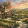 Schmidt In De Wijngaarden - Thomas Kinkade - Puzzel Van 2000 Stukjes -Puzzelwinkel schmidt in de wijngaarden thomas kinkade puzzel va