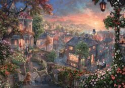 Schmidt Lady En De Vagebond - Thomas Kinkade - Puzzel Van 1000 Stukjes