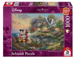 Schmidt Mickey En Minnie Mouse - Thomas Kinkade - Puzzel Van 1000 Stukjes