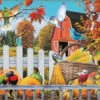 SUNSOUT Gathering For Fall - Legpuzzel Van 300 XXL Stukjes -Puzzelwinkel sunsout gathering for fall legpuzzel van 300 xxl s