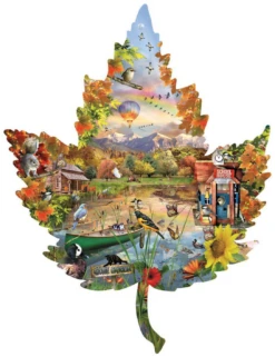 SUNSOUT Het Meer In De Herfst - Legpuzzel Van 1000 Stukjes