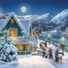 SUNSOUT Snow Moon - Legpuzzel Van 300 XXL Stukjes 2 SUNSOUT Snow Moon - Legpuzzel Van 300 XXL Stukjes -Puzzelwinkel sunsout snow moon legpuzzel van 300 xxl stukjes