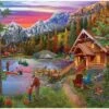 SUNSOUT Stone Bridge Lake - Legpuzzel Van 300 XXL Stukjes -Puzzelwinkel sunsout stone bridge lake legpuzzel van 300 xxl st
